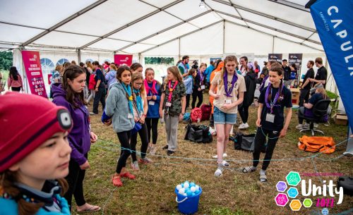 Capula inspires future engineers at Girlguiding Staffordshire International Camp, Unity 2022
