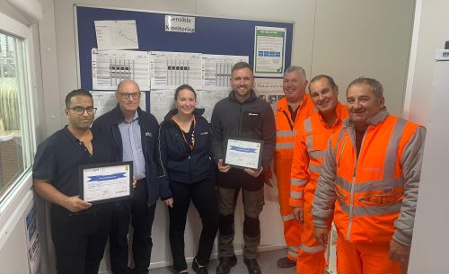 Capula receives October safety award from National Grid for the Sellindge High Voltage Direct Current (HVDC) converter substation project