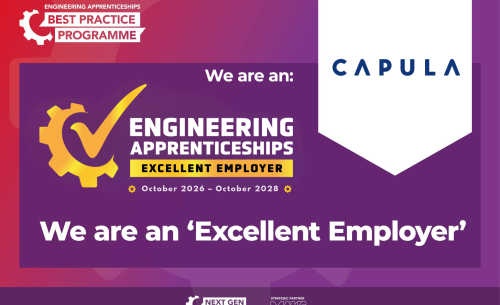 Capula achieves Gold ‘Excellent Employer’ status with Next Gen Makers